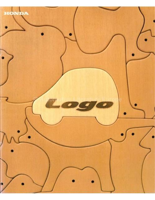 1999 HONDA LOGO BROCHURE JAPANS, Boeken, Auto's | Folders en Tijdschriften, Honda