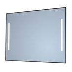 Spiegel Sanicare Q-Mirrors 65x70 cm Vierkant Met Links &, Nieuw, Ophalen of Verzenden, Bad, Chroom
