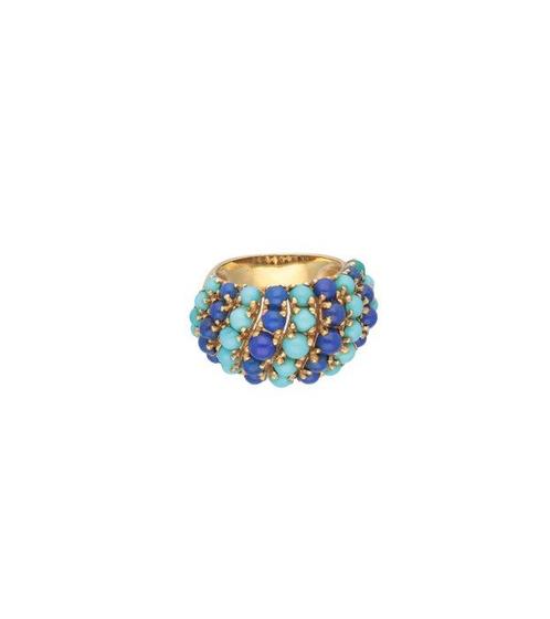 Pomellato - Ring - 18 karaat Geel goud Turquoise - Lapis, Sieraden, Tassen en Uiterlijk, Ringen