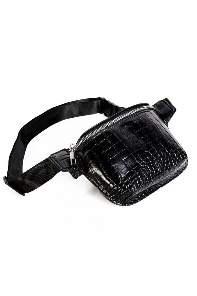 Heuptasje Slangenleer Zwart Fanny Pack Leer Heuptas Leren Ta, Sieraden, Tassen en Uiterlijk, Tassen | Damestassen, Overige typen