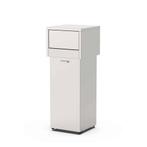 HCB Prullenbak - verrijdbaar - 130 liter - RVS, Verzenden, Nieuw in verpakking, Overige typen