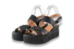 Mustang Sandalen in maat 38 Zwart | 10% extra korting, Kleding | Dames, Schoenen, Verzenden, Zwart, Sandalen of Muiltjes, Zo goed als nieuw