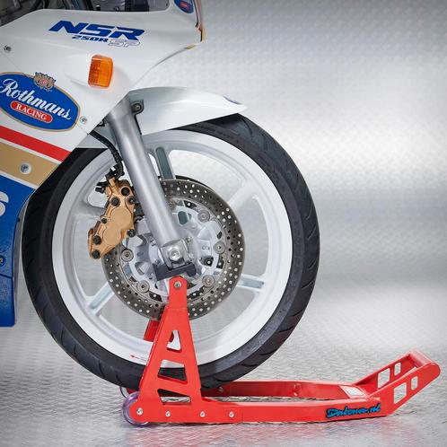 Datona MotoGP Paddockstand voorwiel - Honda rood - Datona, Motoren, Onderdelen | Merk-onafhankelijk, Nieuw, Ophalen of Verzenden