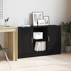 vidaXL Dressoir Zwart 120 x 30.5 x 70 cm Bewerkt hout, Huis en Inrichting, Kasten | Dressoirs, Verzenden, Nieuw, Overige houtsoorten