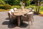 4 Seasons Bernini/Arizona organische tuinset 240x120 cm. -, Verzenden, Nieuw, Rvs, Tuinset