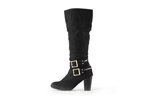 Trend One Laarzen in maat 36 Zwart | 10% extra korting, Kleding | Dames, Schoenen, Zwart, Zo goed als nieuw, Hoge laarzen, Verzenden
