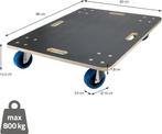 Meubelroller - Transportroller - 60x80 cm - tot 800 kg - ECD, Verzenden, Zo goed als nieuw