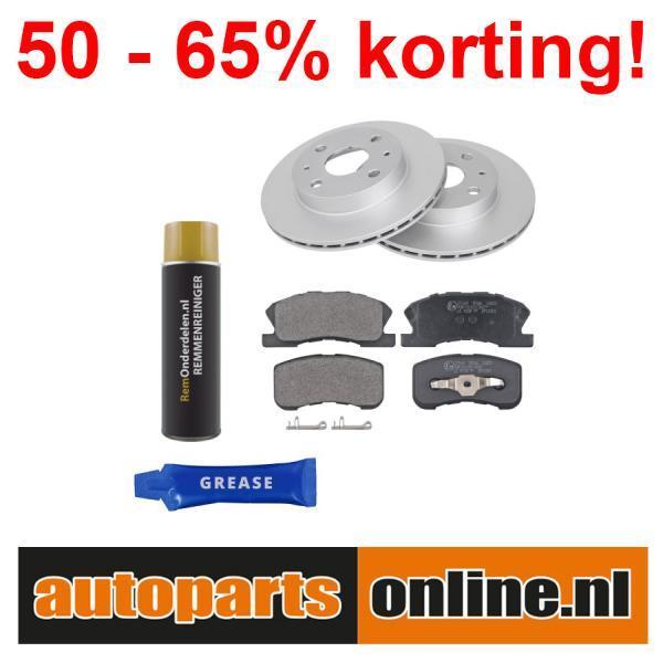 Remschijven + Remblokken Daihatsu Sirion voorzijde, Auto-onderdelen, Besturing, Nieuw, Daihatsu, Verzenden