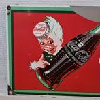 Coca-Cola - Reclamebord - Emaille, Antiek en Kunst