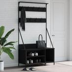 vidaXL Kledingrek met schoenenrek 100x41x184 cm zwart, Kleding | Dames, Verzenden, Nieuw