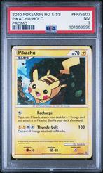 PSA 7 | Pikachu Holo | HGSS Black Star Promo | HGSS03, Hobby en Vrije tijd, Verzamelkaartspellen | Pokémon, Ophalen of Verzenden