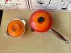 Le Creuset - Braadpan (2) - Emaille fonte, Antiek en Kunst