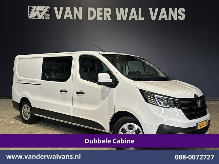 Renault Trafic | 2.0 dCi L2H1 Dubbele Cabine Euro6 Airco |, Auto's, Bestelauto's, Dealer onderhouden, Te koop, Handgeschakeld