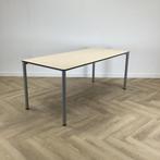 Eromes kantinetafel 180x80 cm,  ahorn - grijs, Ophalen of Verzenden, Gebruikt, Bureau