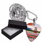 Nederlandse molen plectrum ketting, sleutelhanger, oorbellen, Ophalen of Verzenden, Nieuw