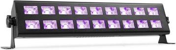 Blacklight - BeamZ BUV293 - LED blacklight bar met 18 UV