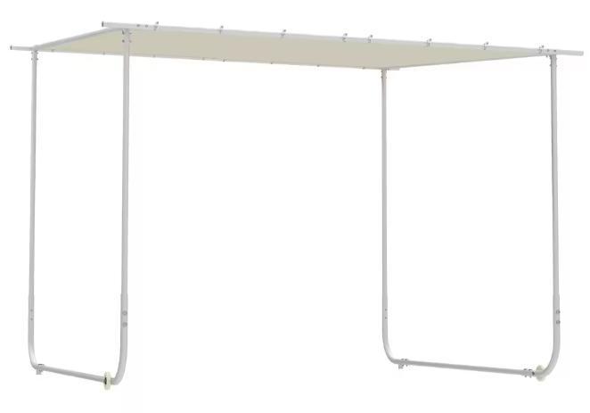 Pergola 3x3m met Wielen - Waterdicht en UV-bescherming, Tuin en Terras, Tuinhuizen, Nieuw, Verzenden