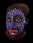 Masker - Glas, Hout, Kauri - Bamileke - Kameroen