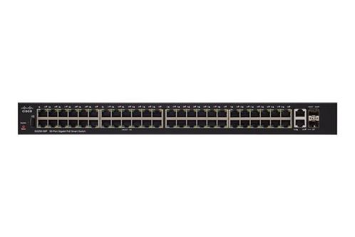 Cisco SG250-50P 48-poorts PoE Gigabit switch, Computers en Software, Netwerk switches, Zo goed als nieuw, Ophalen of Verzenden