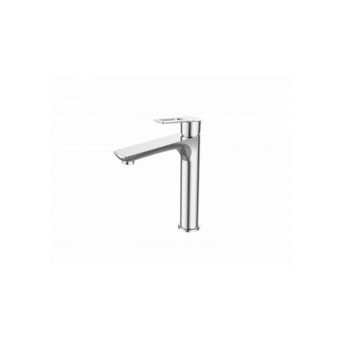 Sanimar Palma Lavabo Wastafelkraan Verhoogd 26x15.6 cm, Doe-het-zelf en Verbouw, Sanitair, Kraan, Nieuw, Chroom, Ophalen of Verzenden