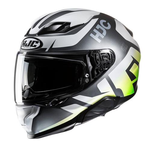 HJC F71 Bard Zwart Groen Integraalhelm, Motoren, Kleding | Motorhelmen, Integraalhelm, Heren, L, Nieuw met kaartje, HJC, Verzenden