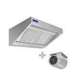 GGM Gastro | Wandafzuigkap met motor - 1200mm - met |, Wandschouwkap, Verzenden, Nieuw, Inbouw