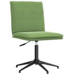 vidaXL Eetkamerstoel fluweel lichtgroen, Huis en Inrichting, Stoelen, Verzenden, Nieuw