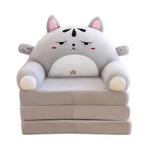 Kinderfauteuil 2-in-1 Opvouwbaar – Pluche Slaapbank, Verzenden, Nieuw