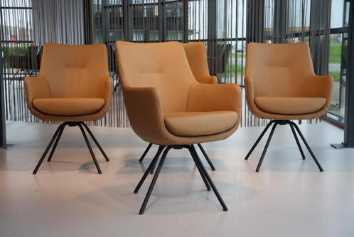 4 x eetkamerstoel Gealux Miami/Sanne/Seattle / draai / leer, Huis en Inrichting, Stoelen, Vier, Nieuw, Leer, Ophalen of Verzenden