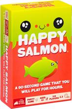 Happy Salmon - Party Spel | Exploding Kittens -, Hobby en Vrije tijd, Gezelschapsspellen | Bordspellen, Verzenden, Nieuw