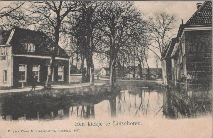 LINSCHOTEN - Een kiekje te Linschoten, Verzamelen, Ansichtkaarten | Nederland, Verzenden