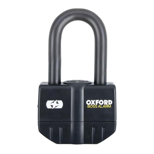 Oxford Boss Alarm Schijfremslot ART4 - Zwart, Motoren, Accessoires | Sloten, Verzenden