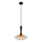 Hanglamp ALADDIN 33.0 cm 1-lichts Zwart, Smoked, Ophalen of Verzenden, Nieuw, Metaal, 75 cm of meer