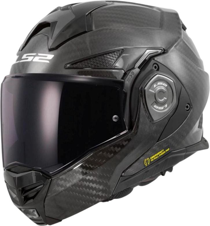 LS2 FF901 Advant X Carbon Solid Systeemhelm, Motoren, Kleding | Motorhelmen, XXL, Nieuw met kaartje, Overige merken, Systeemhelm