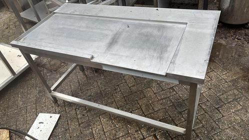 Afvoertafel hoekopstelling links 75x150x90 bxdxh, Zakelijke goederen, Horeca | Keukenapparatuur, Ophalen of Verzenden