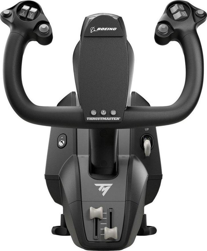 Thrustmaster TCA Yoke Boeing Edition - Zwart Xbox One, Spelcomputers en Games, Spelcomputers | Xbox | Accessoires, Zo goed als nieuw