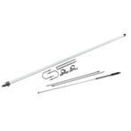 Sharman Storm glasfiber 27mc antennes vanaf 1mtr. - 2.2mtr., Telecommunicatie, Antennes en Masten, Ophalen of Verzenden, Nieuw