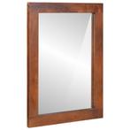 vidaXL Spiegel met spiegel Bruin, zilver 50 x 2.5 x 70 cm, Huis en Inrichting, Verzenden, Nieuw