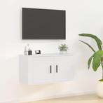 vidaXL Tv-wandmeubel 80x34,5x40 cm wit, Verzenden, Nieuw, 50 tot 100 cm, Minder dan 100 cm