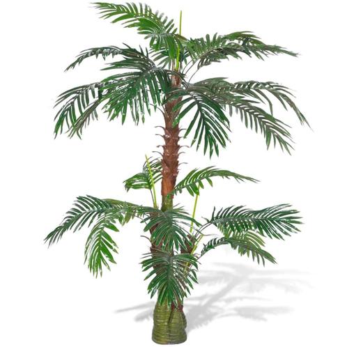 vidaXL Kunstplant cycaspalm 150 cm groen, Huis en Inrichting, Woonaccessoires | Kunstplanten en Kunstbloemen, Nieuw, Verzenden