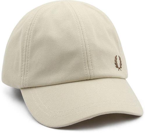 Fred Perry Pet Piqué Ecru maat one size Heren, Kleding | Heren, Hoeden en Petten, Nieuw, Verzenden
