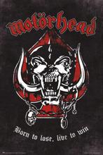 Poster Motorhead Born to Lose 61x91,5cm, Verzamelen, Verzenden, Nieuw, A1 t/m A3