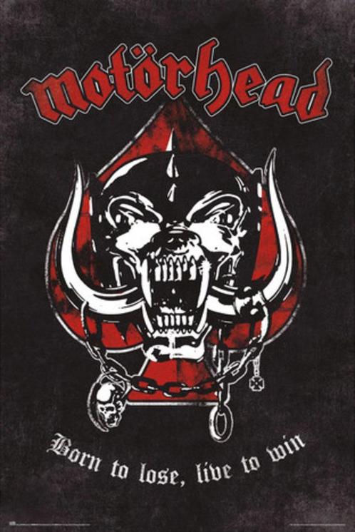 Poster Motorhead Born to Lose 61x91,5cm, Verzamelen, Posters, Nieuw, A1 t/m A3, Verzenden