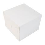 Taartdoos 20x20x15cm. Wit 50st, Verzenden, Nieuw