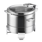GGM Gastro | RVS Chafing Dish - 8,9 liter - Rond |, Verzenden, Nieuw in verpakking, Overige typen