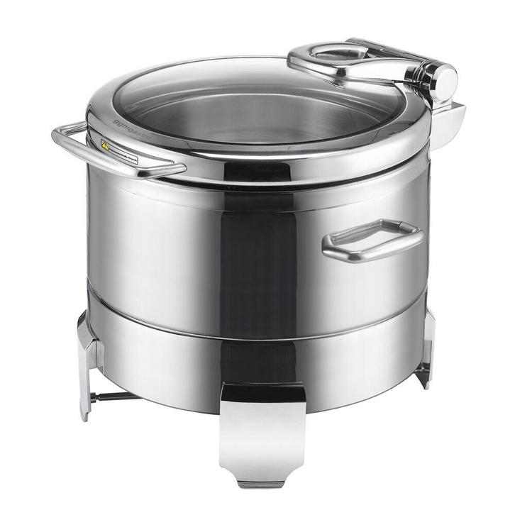 GGM Gastro | Chafing dish - Rond - met glazen deksel - |, Zakelijke goederen, Horeca | Keukenapparatuur, Nieuw in verpakking, Overige typen