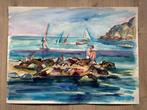 Freek van den Berg (1918-2000) - Pier, Antiek en Kunst