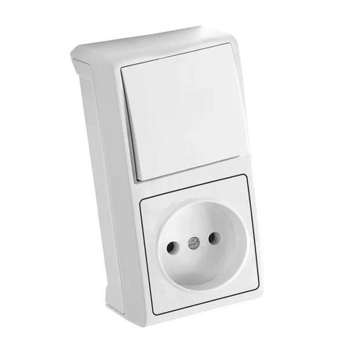 Viko by Panasonic Vera Wit Schakelaar + Stopcontact Verti..., Huis en Inrichting, Lampen | Overige, Nieuw, Ophalen of Verzenden