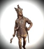 Groot - sculptuur, Vercingetorix - 57.5 cm - zinklegering, Antiek en Kunst, Antiek | Keramiek en Aardewerk