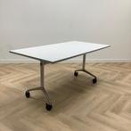 Tweedehands  verrijdbare klaptafel, 160x80 vm, grijs -, Huis en Inrichting, Ophalen of Verzenden, Gebruikt